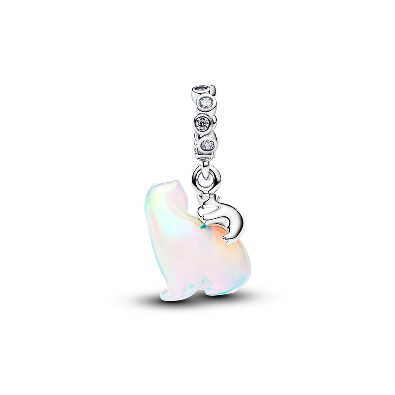Pandora Moments 925 Sterling Silver Polarbear Mother & Cub Dangle Charm 794243C01-zoom-