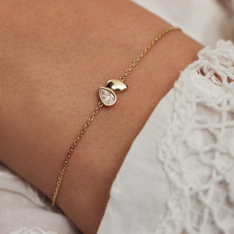 Beloro Jewels Regalo d'Amore 9 Karaat Ketting en Armband Giftset BO90016-zoom-