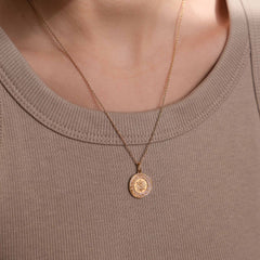 Violet Hamden Athens Agora 925 Sterling Zilveren Goudkleurige Ketting VH340001 (Lengte: 40.00-45.00 cm)