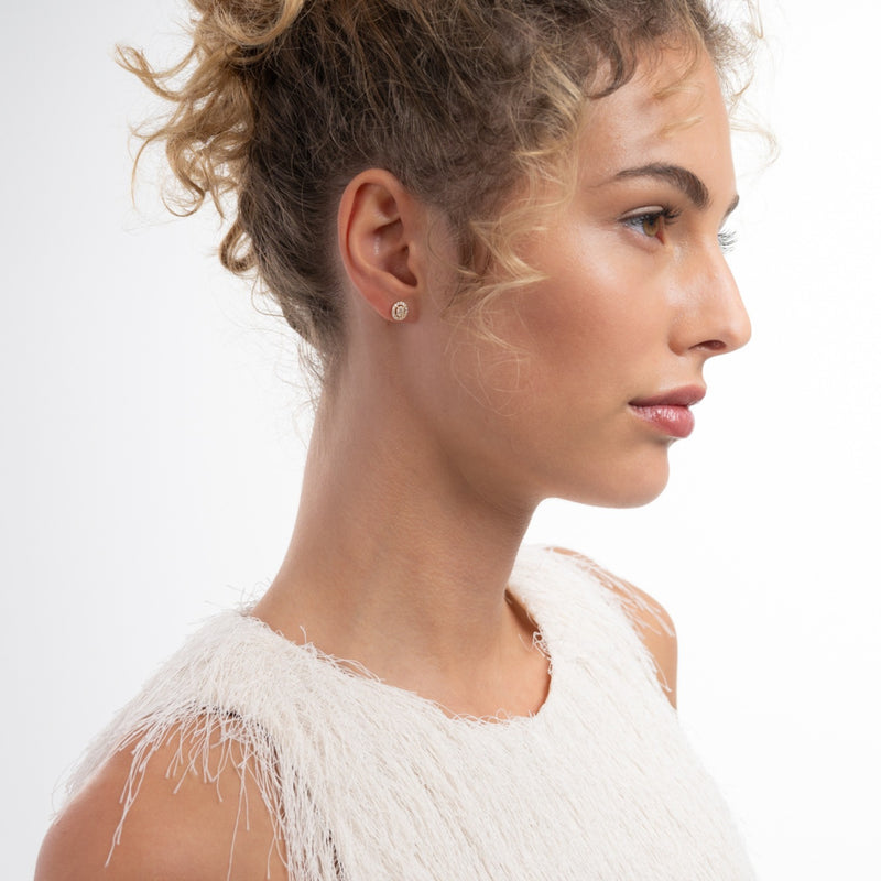 Isabel Bernard Le Marais Anne 14 Karaat Gouden Oorknoppen IB360292-zoom-