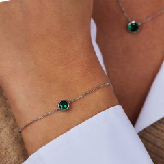 Violet Hamden Venus 925 Sterling Silver BraceletwithBirthstone VH320009-APR