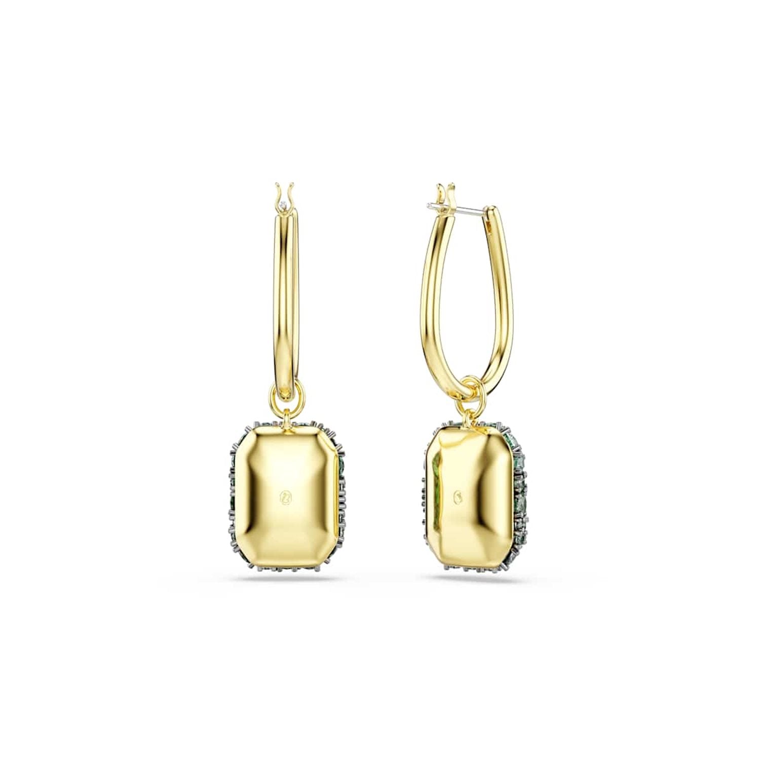 Swarovski Sublima Glam Gold-Tone Earrings with Green Crystal 5752890