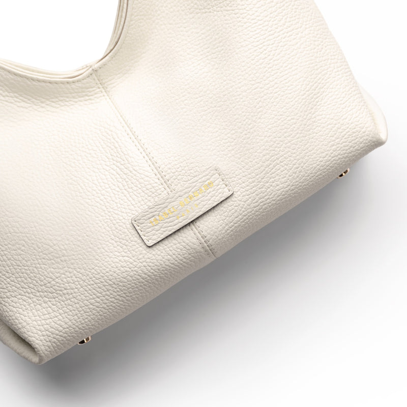 Isabel Bernard Honoré Grace mini crème leren handtas van kalfsleer IB21132-070-zoom-