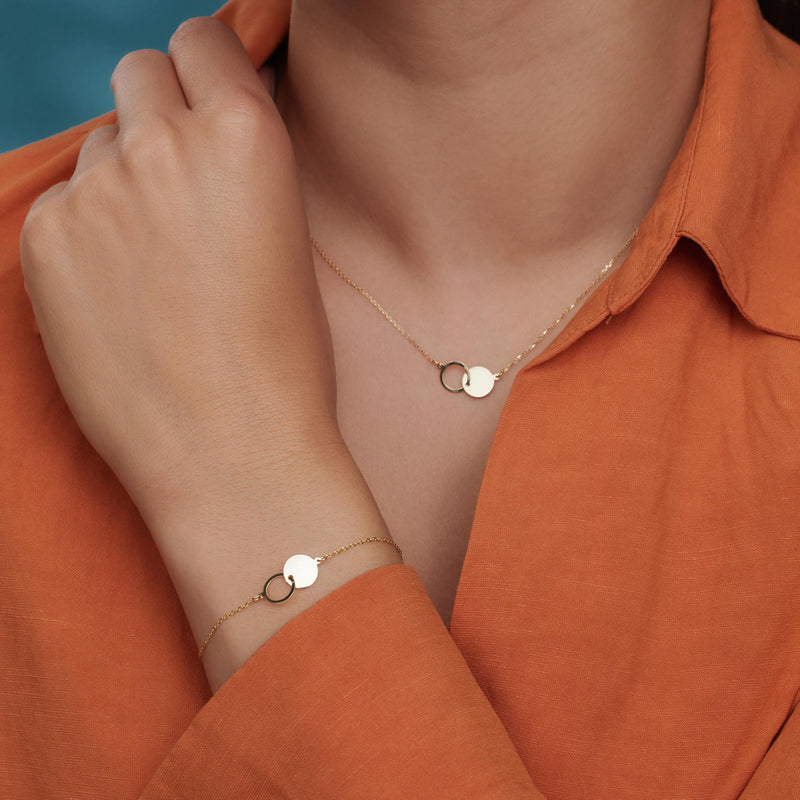 Beloro Jewels Regalo d'Amore 9 karaat ketting en armband giftset BO90001-zoom-