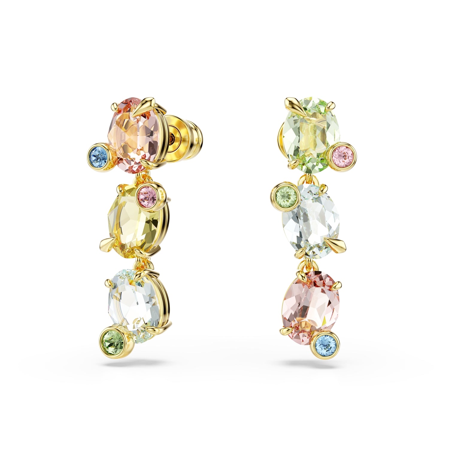 Swarovski Gema Gold Coloured Ear studs 5714815
