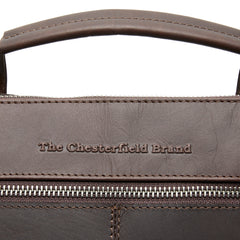 The Chesterfield Brand Wax Pull Up Harare Brown Backpack C58.033101