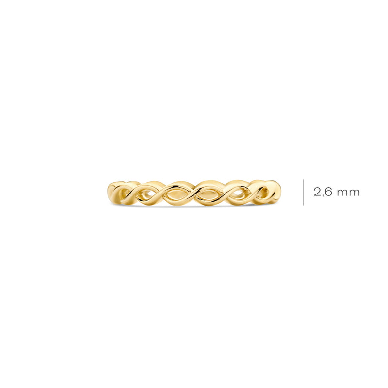 Blush 14 Karaat Gouden Ring 1245YGO/58-zoom-