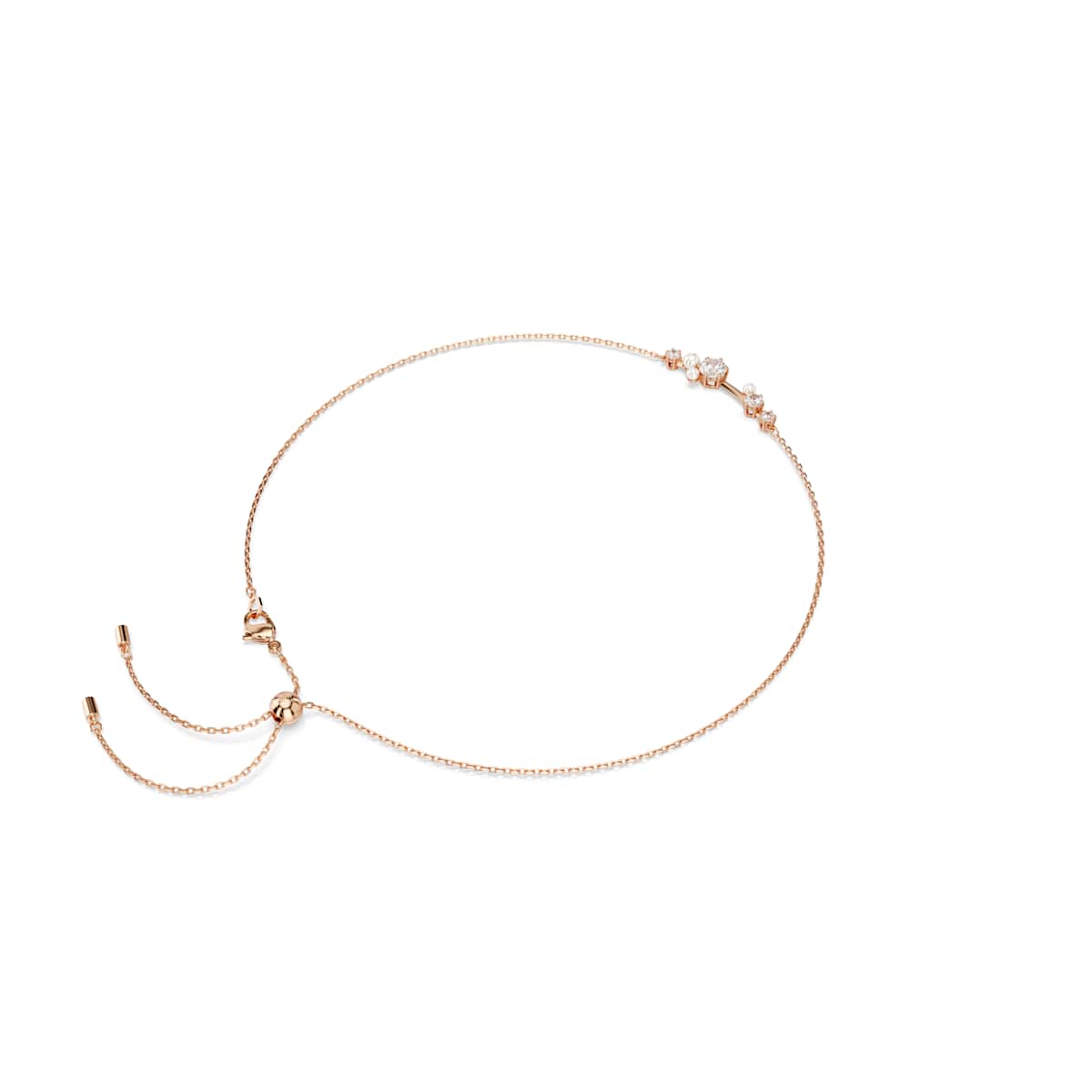 Swarovski Constella Rose Gold Coloured Necklace 5729504