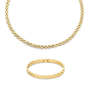 Parte Di Me Sorprendimi 925 Sterling Zilveren Gold Plated Ketting en Armband Giftset PDM90078