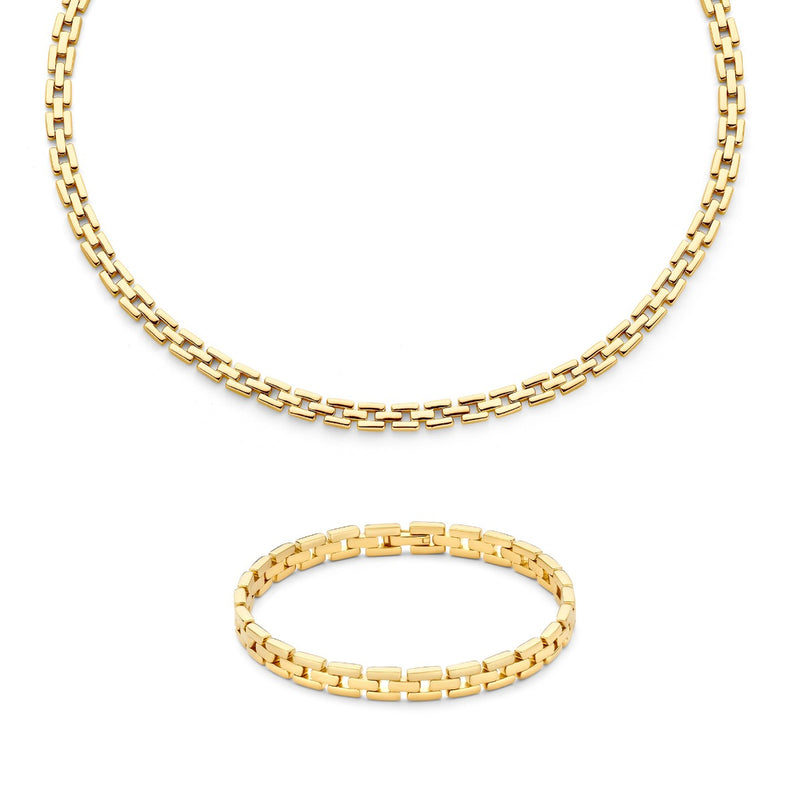 Parte Di Me Sorprendimi 925 Sterling Zilveren Gold Plated Ketting en Armband Giftset PDM90078-zoom-