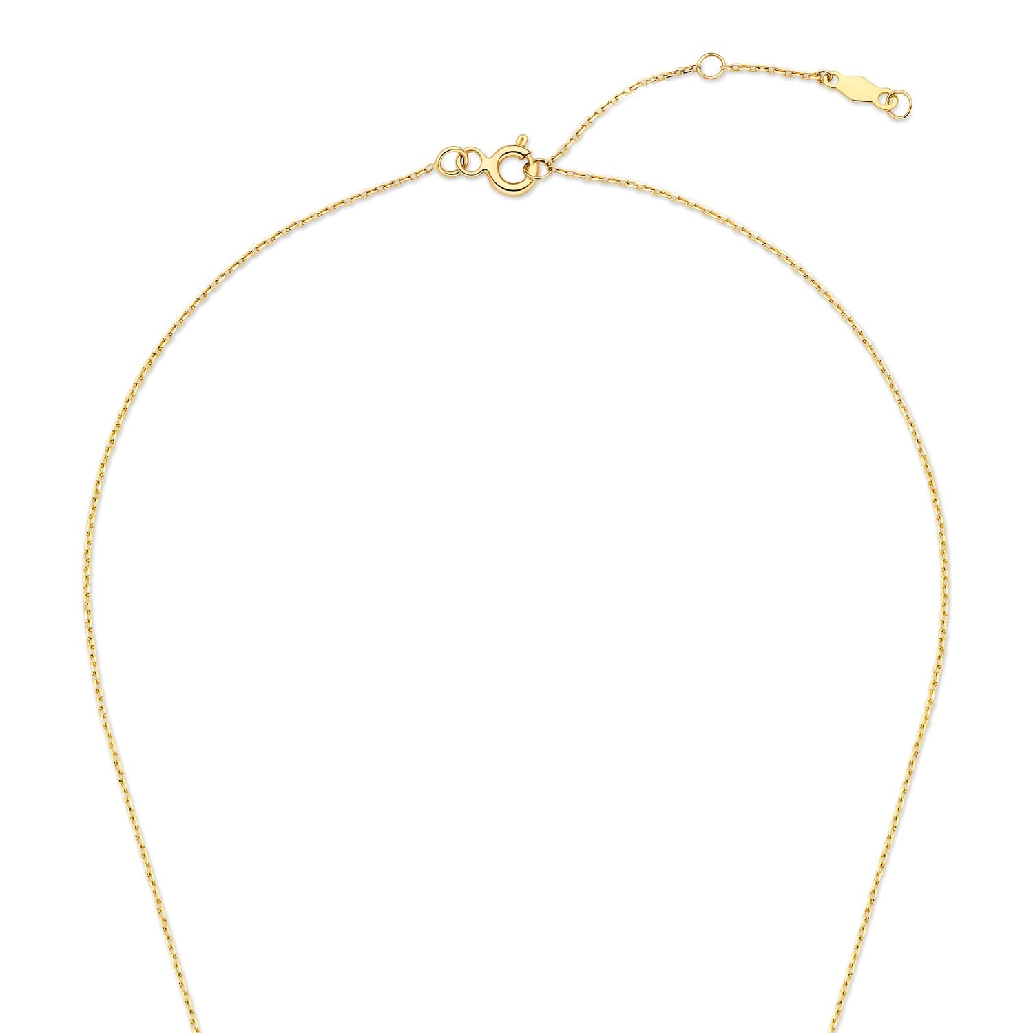 Isabel Bernard De la Paix Léna 14 karat gold necklace with diamond 0.03 carat IBD350029