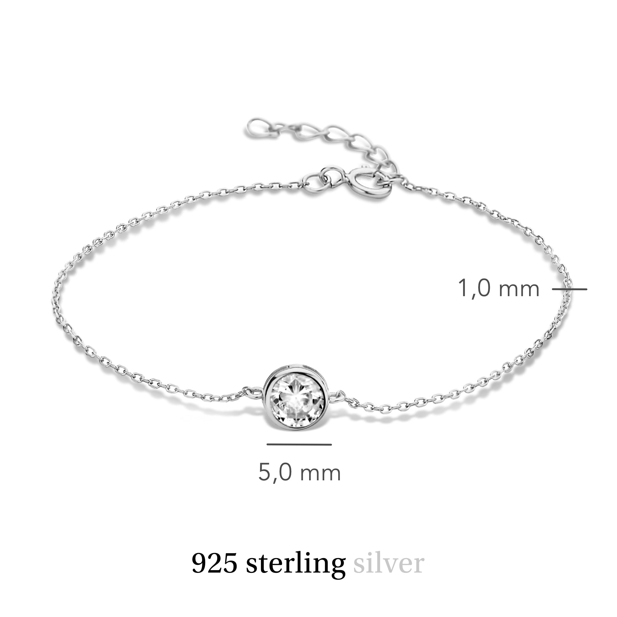 Violet Hamden Venus 925 Sterling Silver BraceletwithBirthstone VH320009-OCT