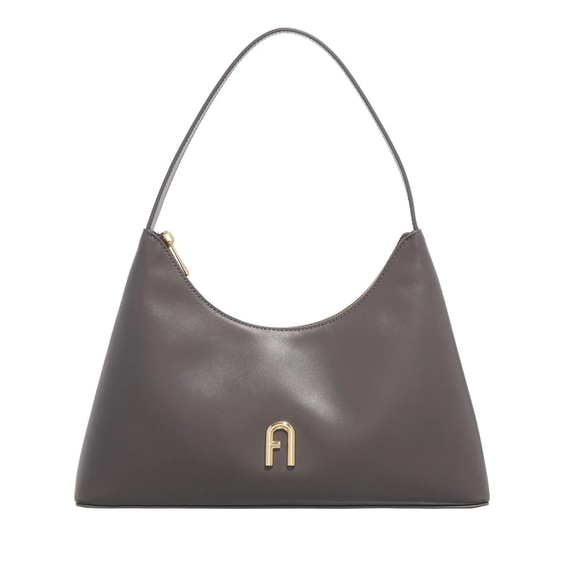 Furla Diamante Grey Leather Shoulder bag 2001-A0629202-zoom-