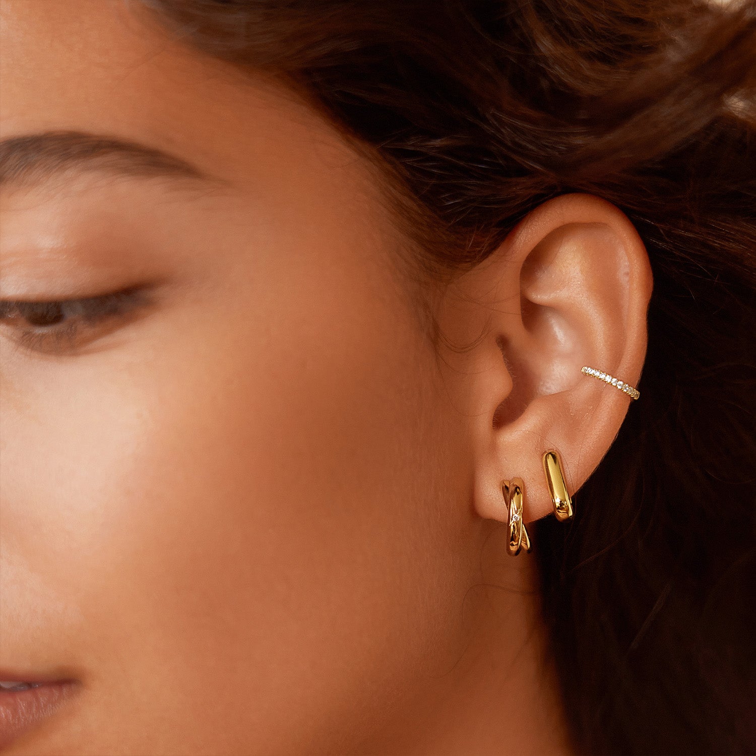 Ania Haie Dusk Divas 925 Sterling Silver Earrings 2002-AH-E061-16G