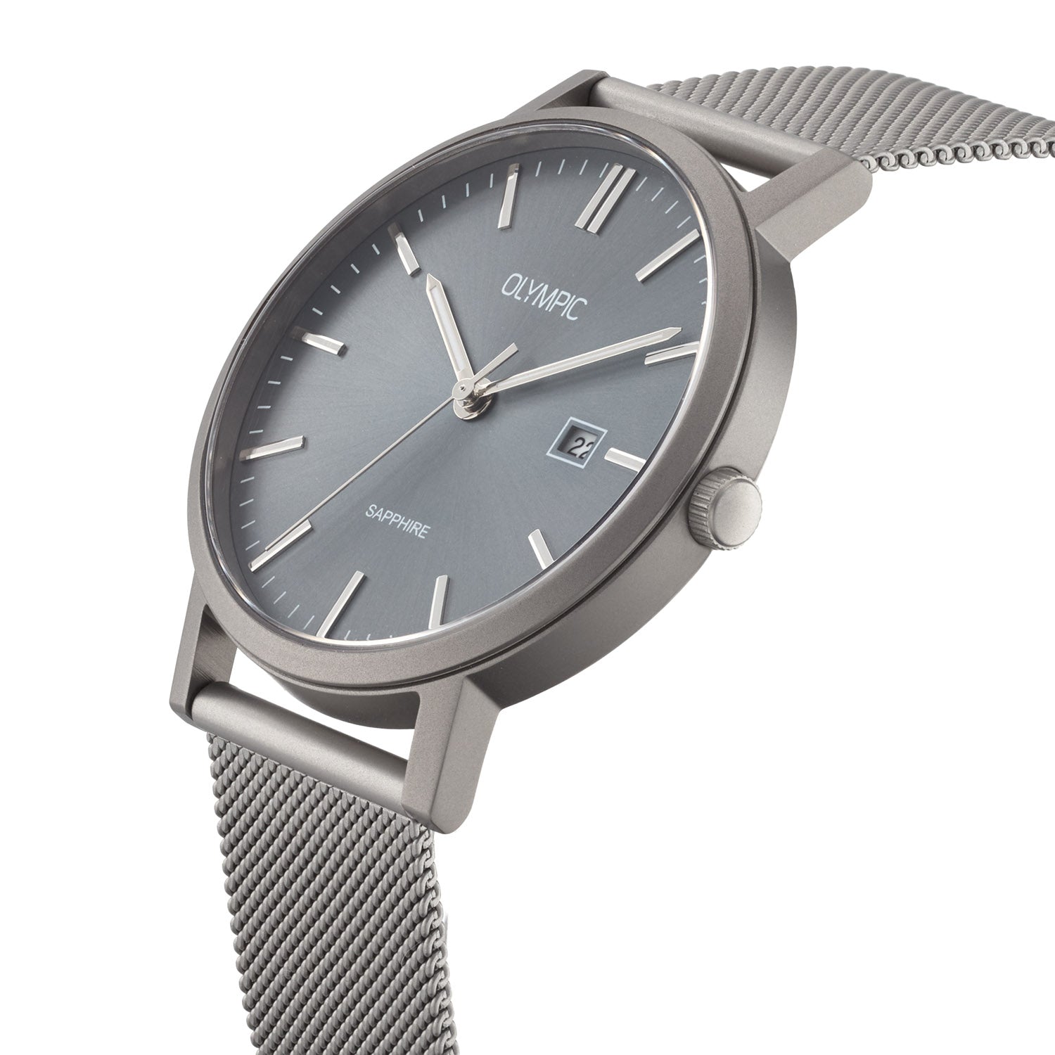 Olympic Titanium Grey Men's Watch OL26HTS002