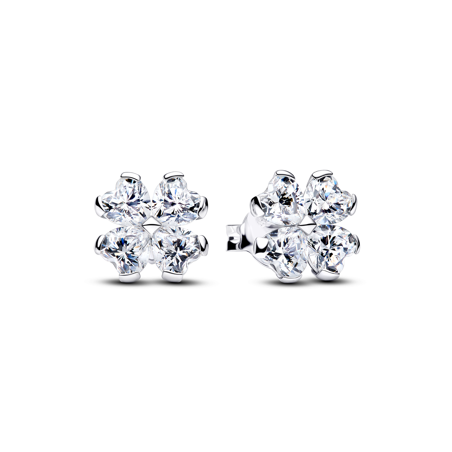 Pandora Timeless Sparkling Lucky Clover Stud Earrings 294500C01