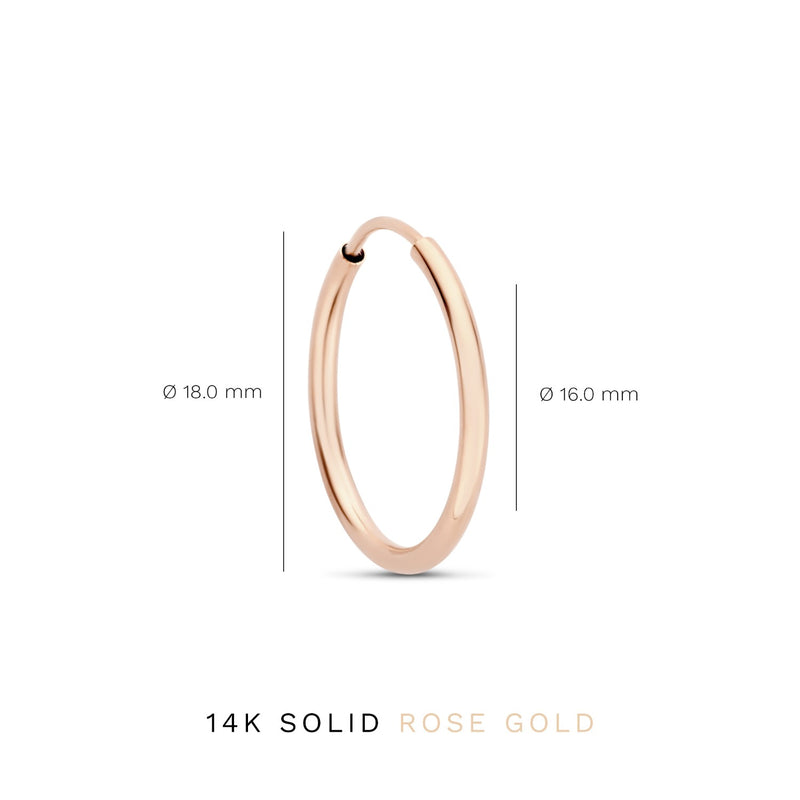 Isabel Bernard Cadeau d'Isabel 14 Karaat Rosé Gouden Oorbellen Set IB90077-zoom-