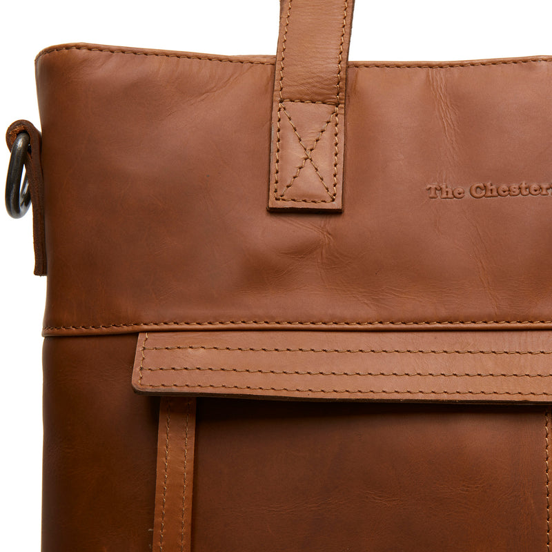 The Chesterfield Brand Wax Pull Up Nunavik Cognac Shopper C38.021431-zoom-