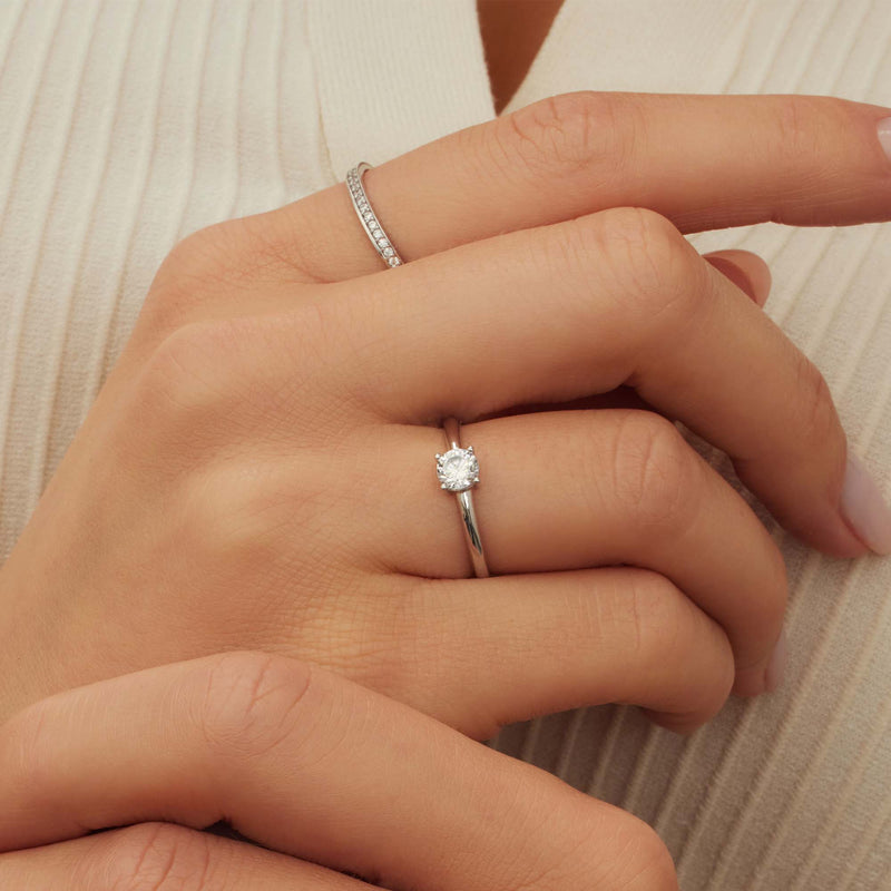 Isabel Bernard Saint Germain Merle 14 Karaat Witgouden Ring IB330052-60-zoom-