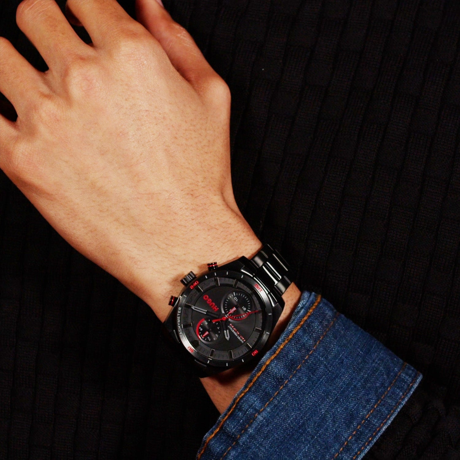 Hugo Boss HUGO #FAST Zwart Heren Horloge 2002-HU1530374