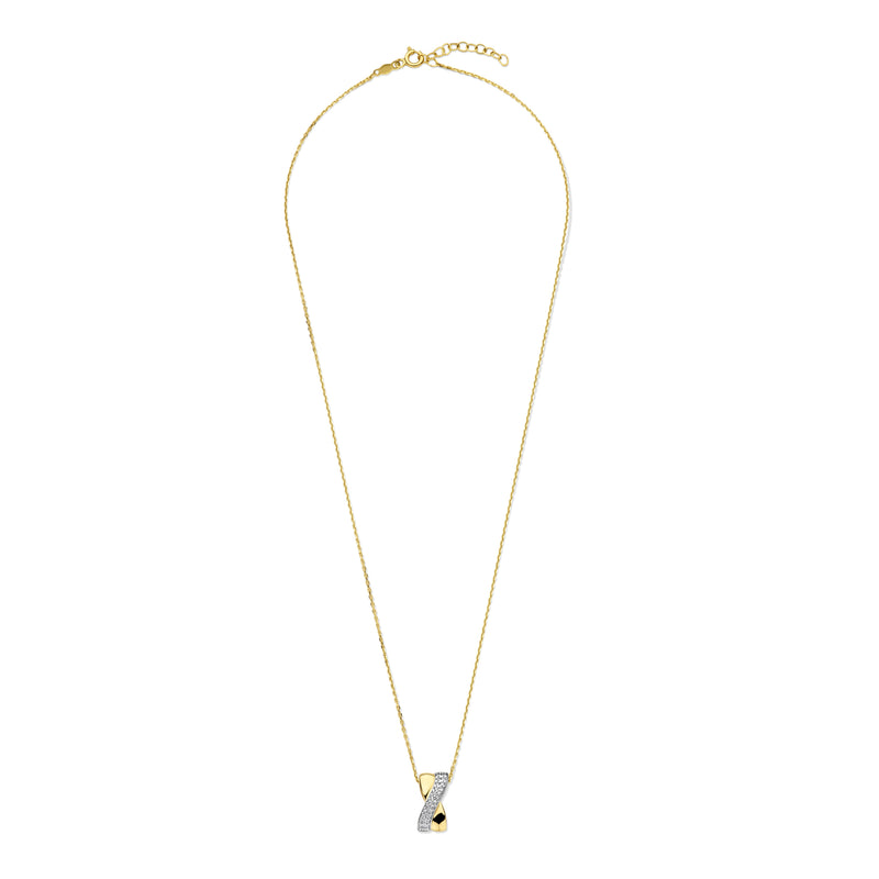 Beloro Jewels Monte Napoleone Stella 9 Karaat Ketting BO340030-zoom-