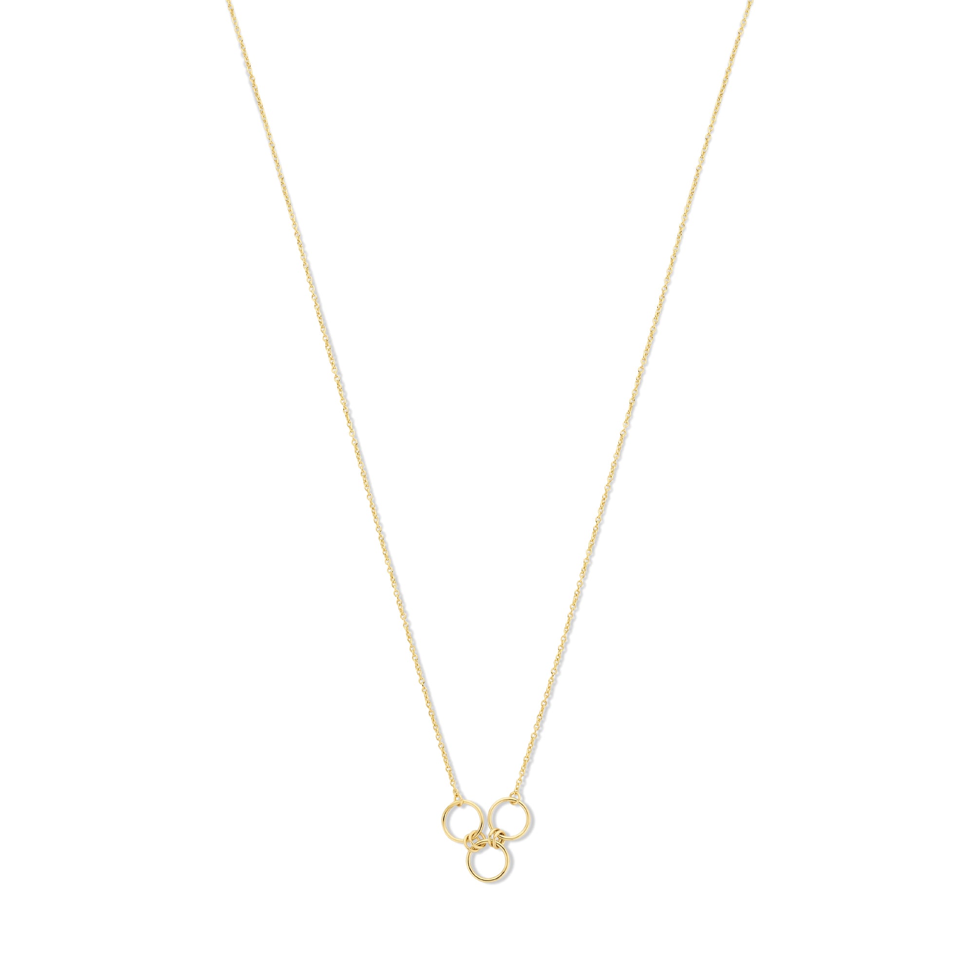 Isabel Bernard 14 Carat Golden Belleville Anna Necklace IB340047 (Length 40.00-45.00 cm)