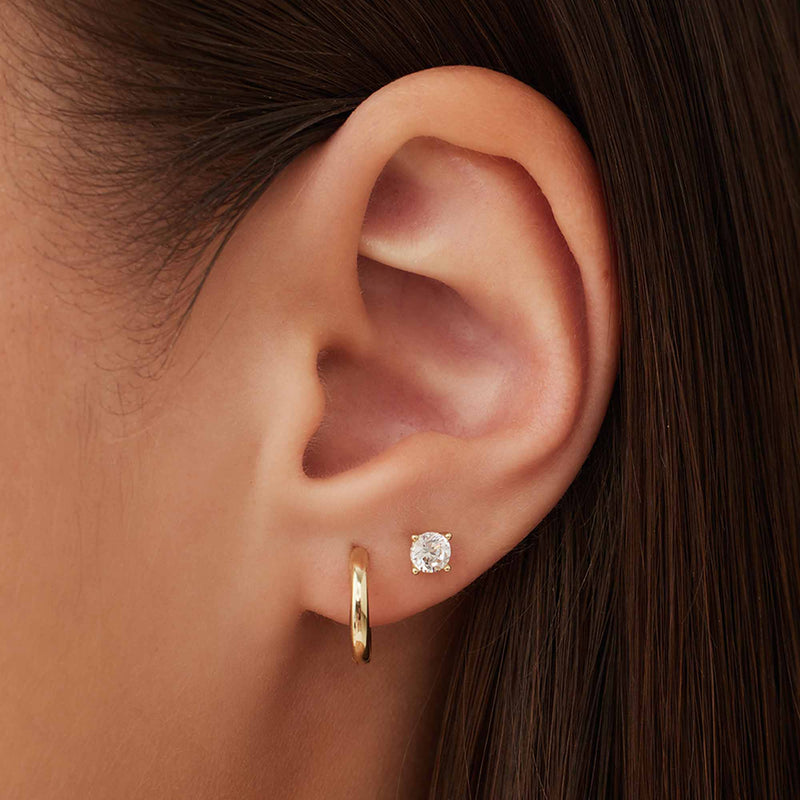 Isabel Bernard Cadeau d'Isabel 14 Karaat Gouden Oorbellen Set IB90151-zoom-