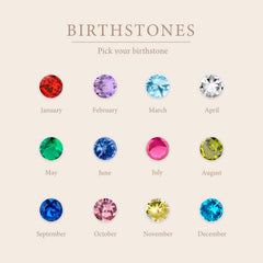 Violet Hamden Venus 925 Sterling Silver Gold-coloured Necklace with Birthstone VH340010-DEC