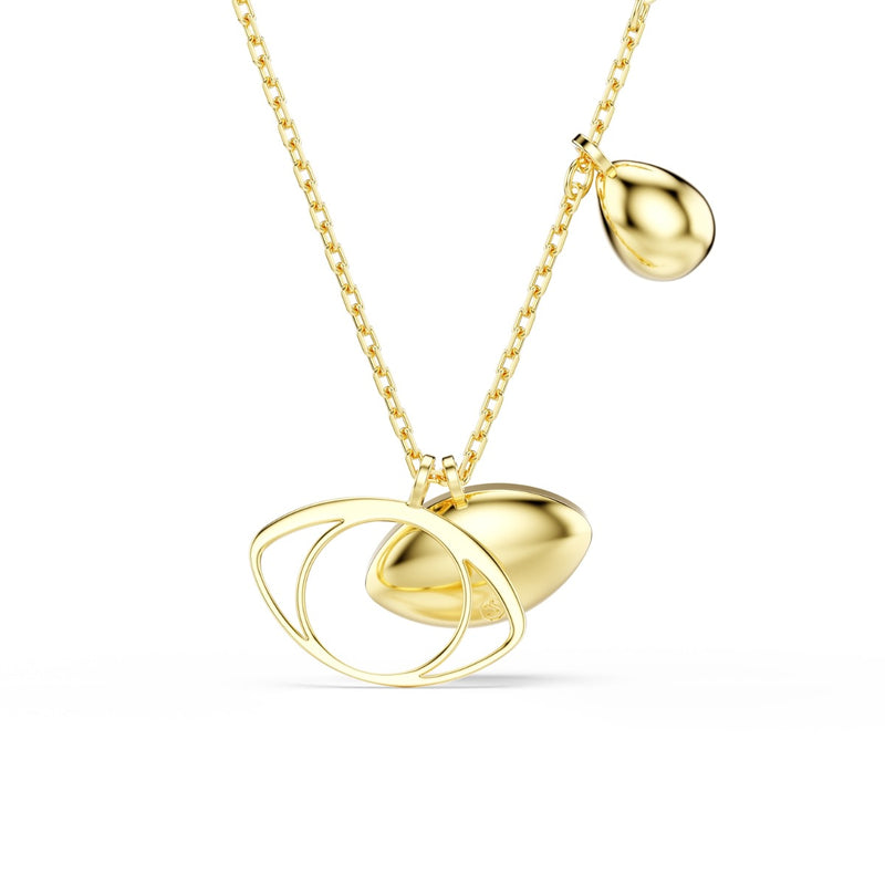 Swarovski Symbolica Gold Coloured Eye Necklace 5692178-zoom-