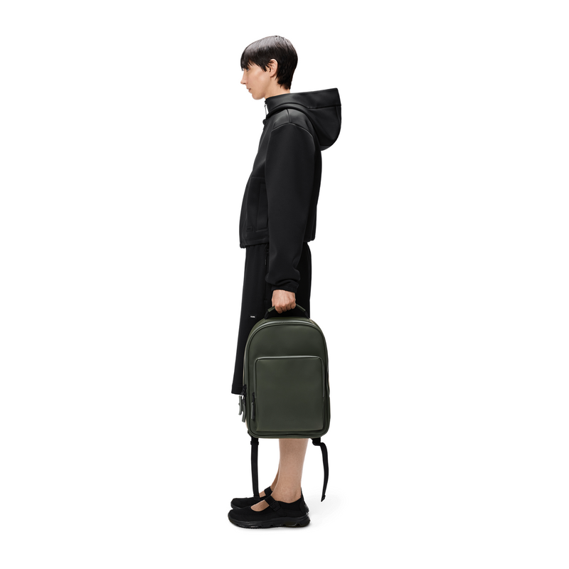 Rains Book Daypack Groene Rugzak R13260-111-zoom-