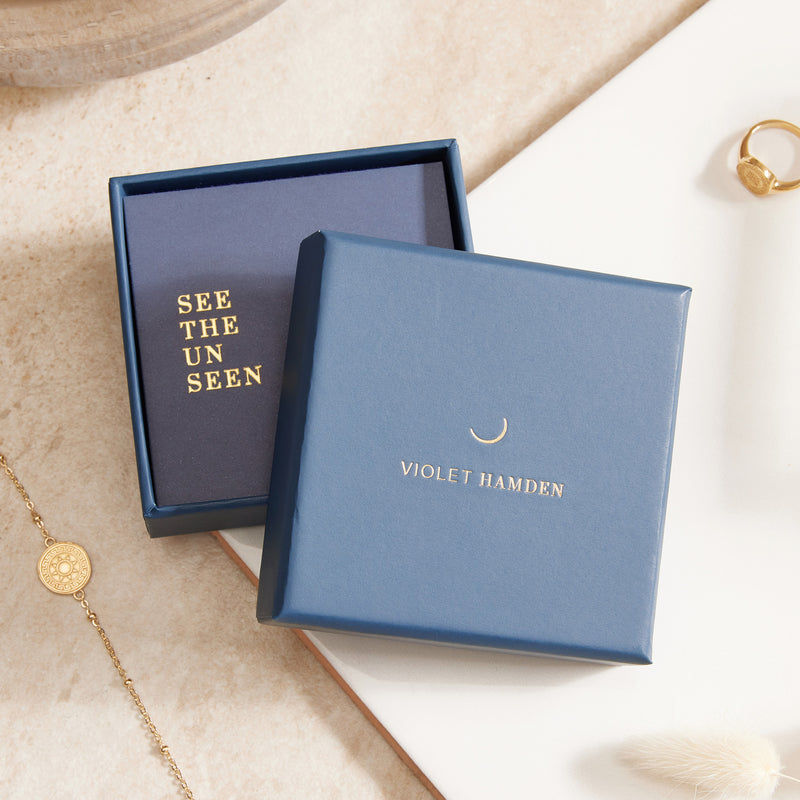 Violet Hamden Venus 925 Sterling Zilveren Gold Plated Ketting met Geboortebloem VH340025-JAN-zoom-