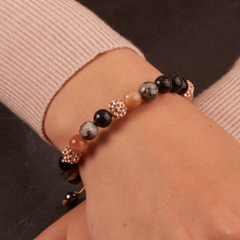 Karma Spiral Miles Away M Bracelet 85234 (Length: 17.50-19.00 cm)-zoom-