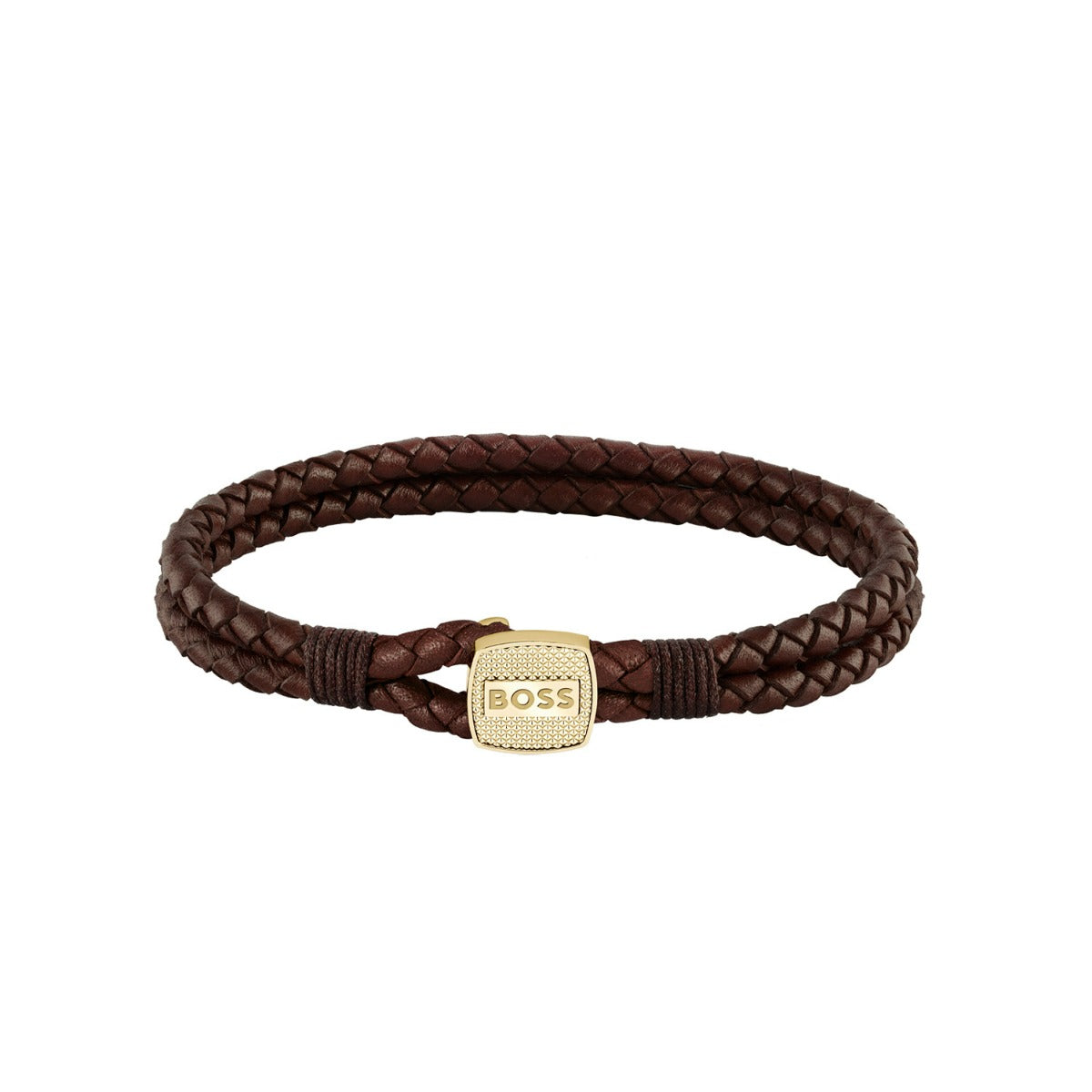 Hugo Boss Seal Leather Bracelet HBJ1580667M