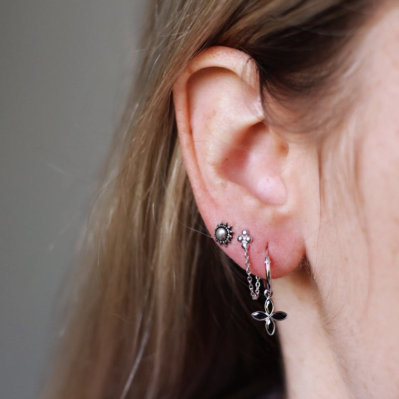 Karma 925 Sterling Silver Earparty Star Dots and Sun Earrings Earparty-32-zoom-