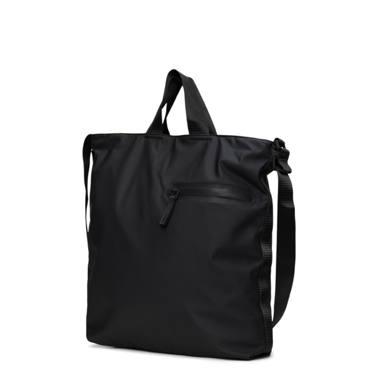 Rains Black Dash Tote Bag R16350-01