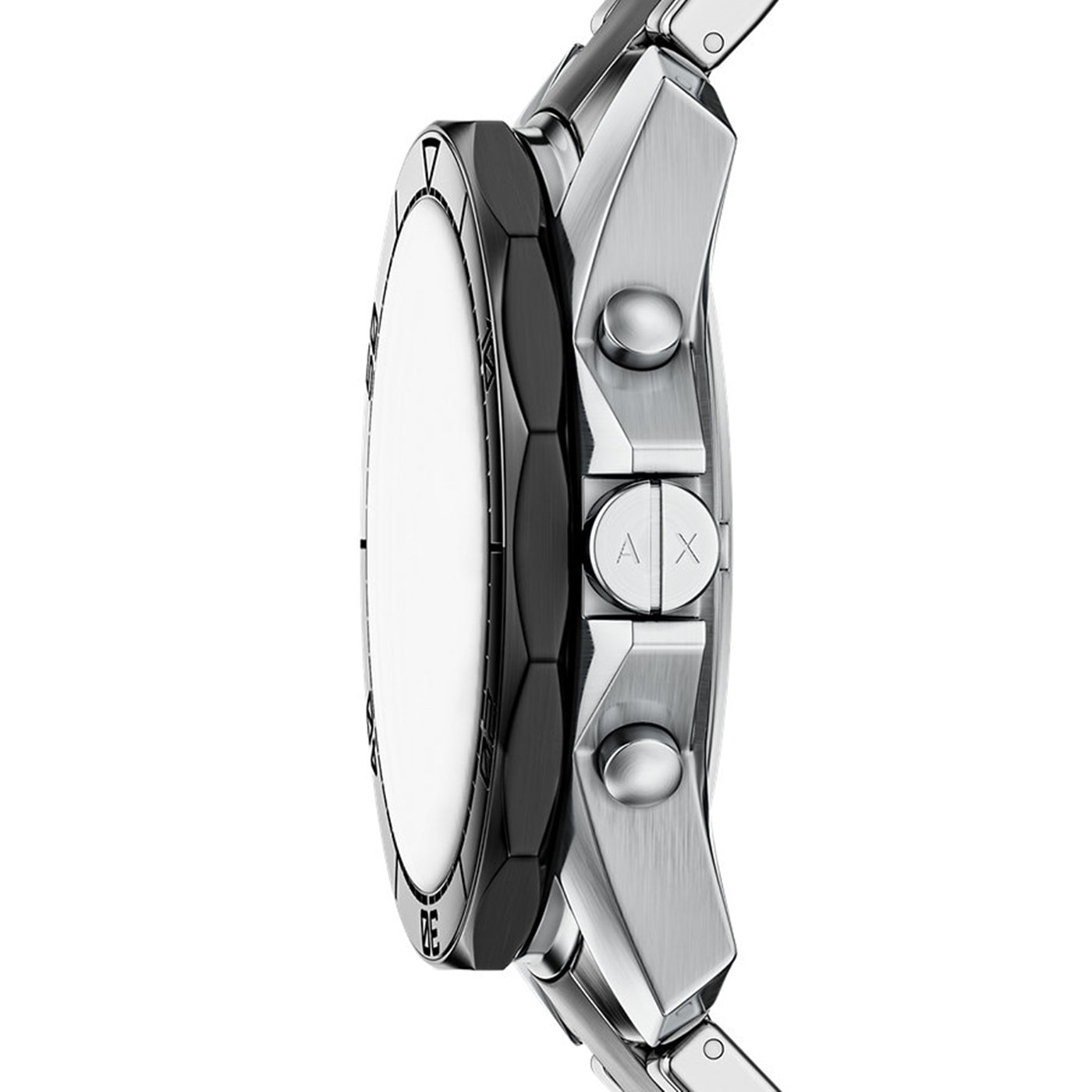 Armani Exchange Round Black Dial Watch AX1973