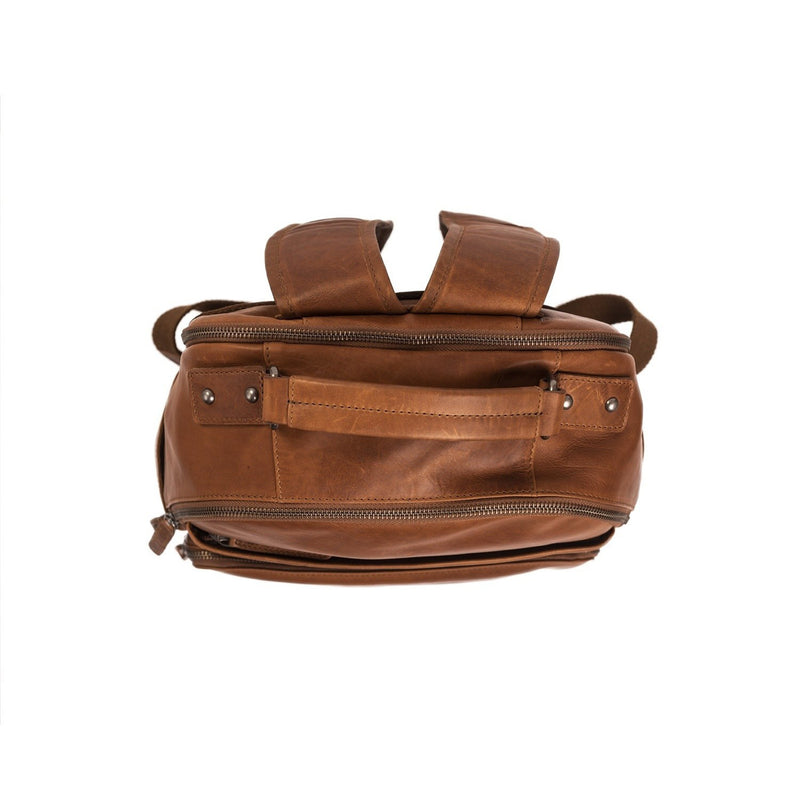 The Chesterfield Brand Austin Cognac Leather Backpack C58.018431-zoom-