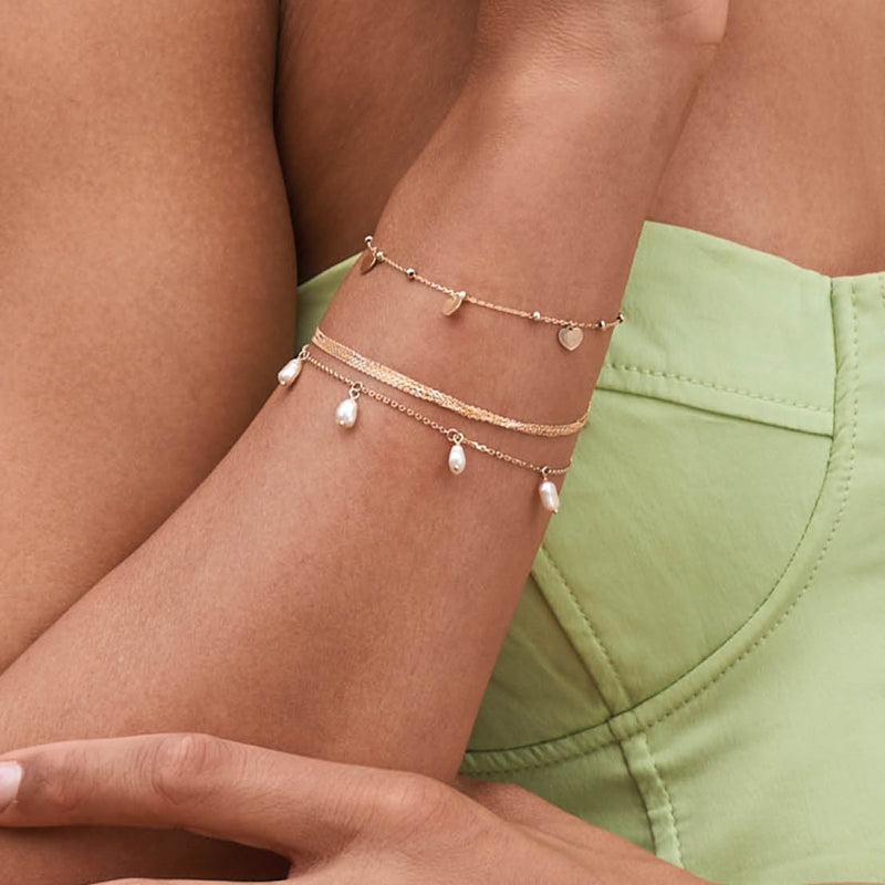 Jackie Gold Cuore 14 Karat Gold Bracelet JKB24.471-zoom-