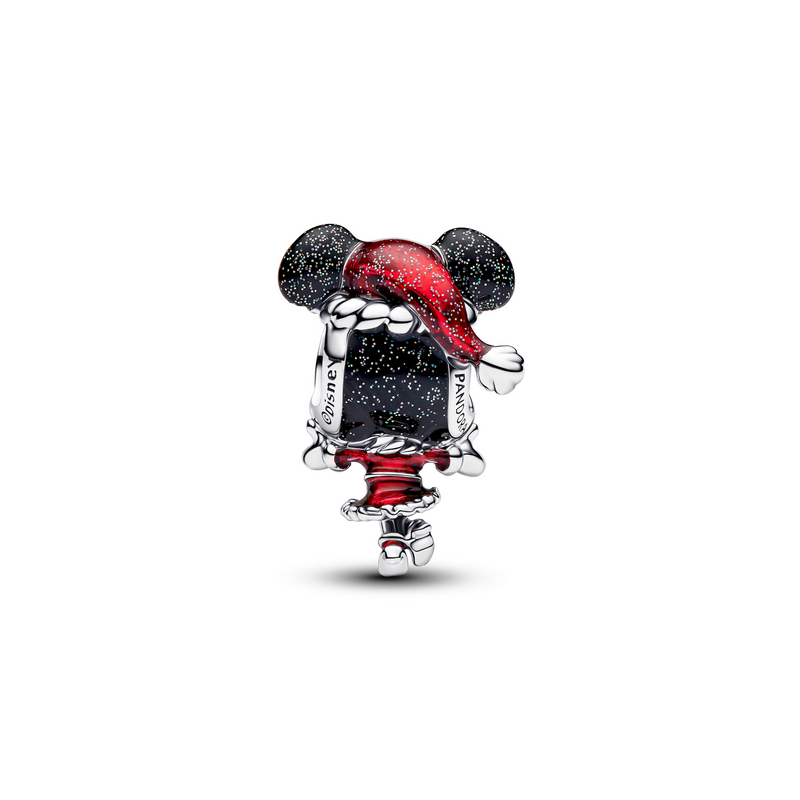 Pandora Disney 925 Sterling Silver Minnie Mouse Holiday Charm 794218C01-zoom-