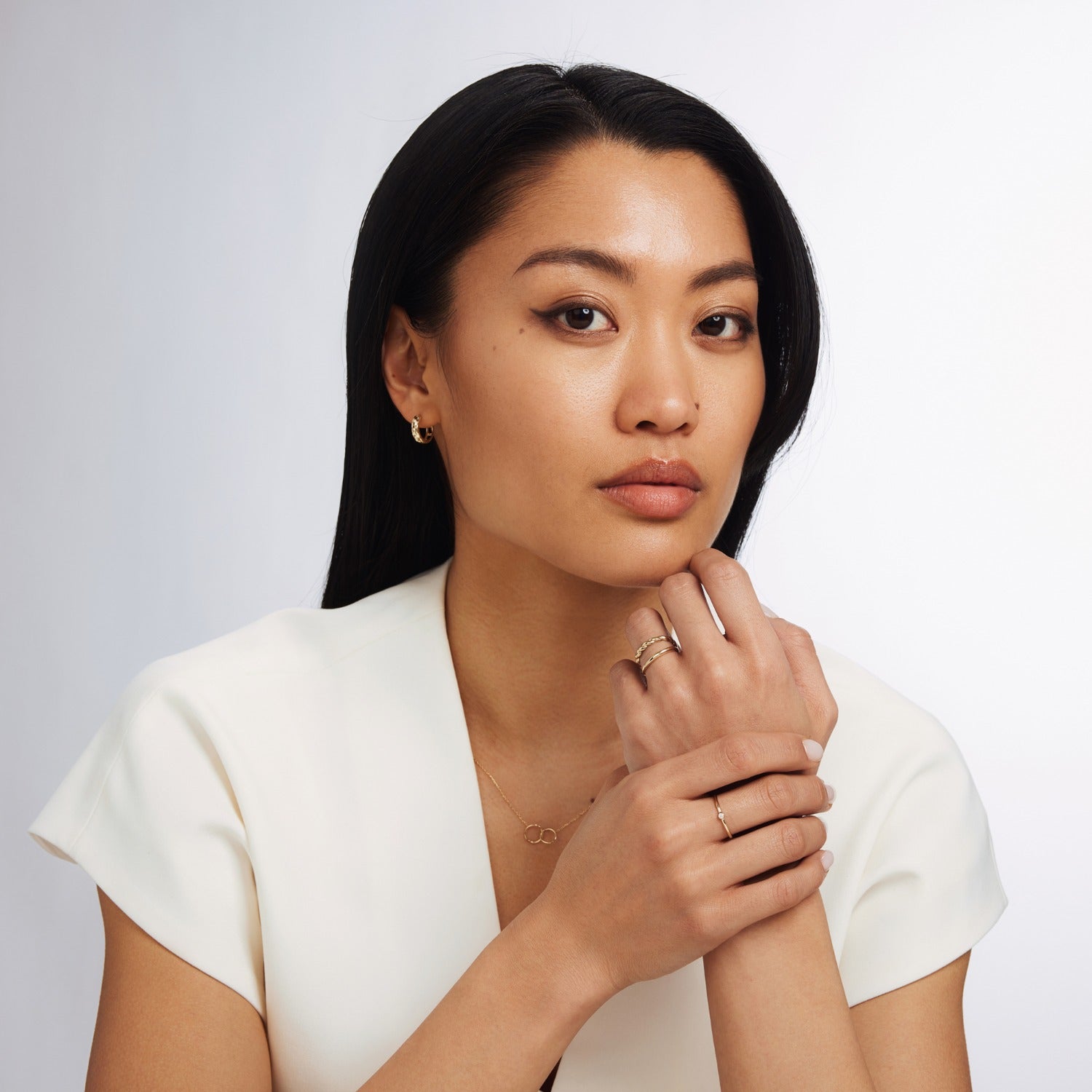 Isabel Bernard Rivoli Laurance 14 Karaat Gouden Ring IB330098-48