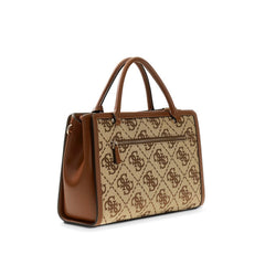 Guess Audrey Latte Logo Girlfriend Handbag HWJG97-55070-LTL