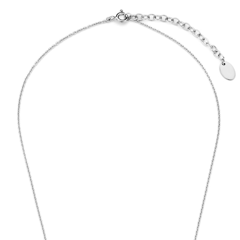 Violet Hamden Luna 925 Sterling Zilveren Ketting met Manen en Witte Zirkonia Steentje VH340039-zoom-