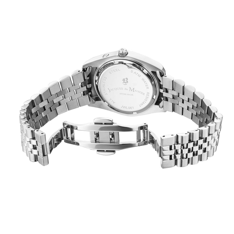 Jacques du Manoir Inspiration Multifunction Zilverkleurig Stalen Unisex Horloge JWN06101-zoom-