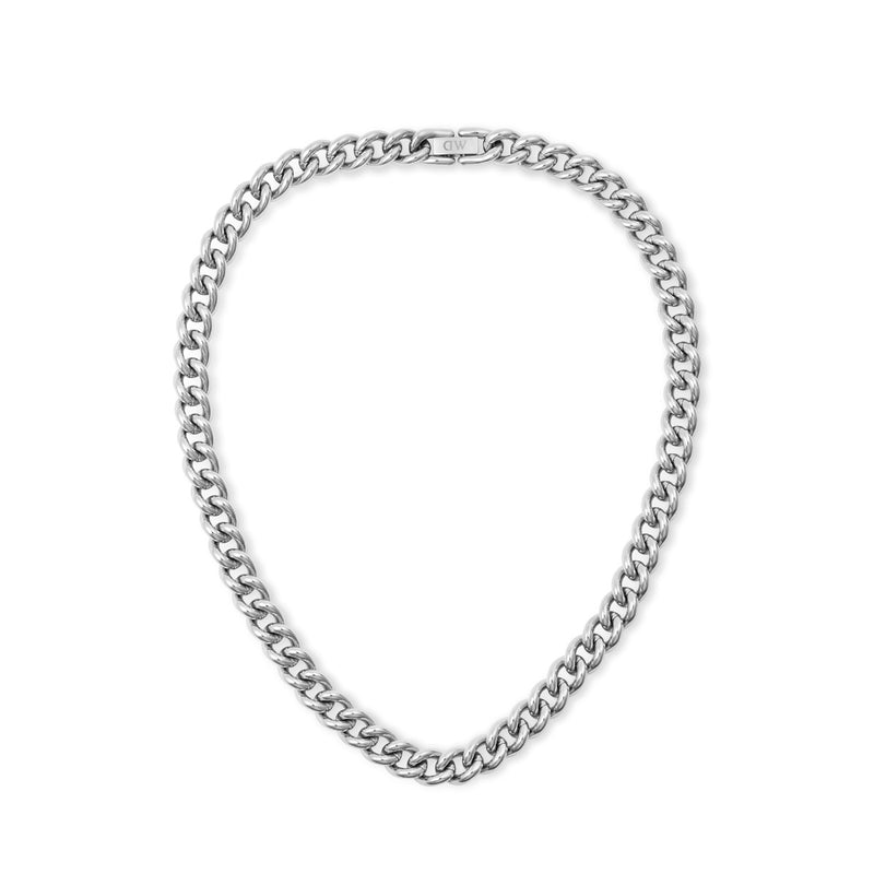 Daniel Wellington Chunky Chain Silver Necklace DW00400852-zoom-