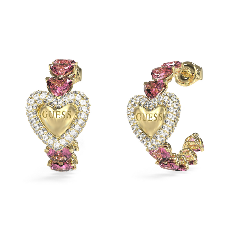 Guess Beloved Gold-coloured Earrings JUBE06004JWYGPKT-U-zoom-