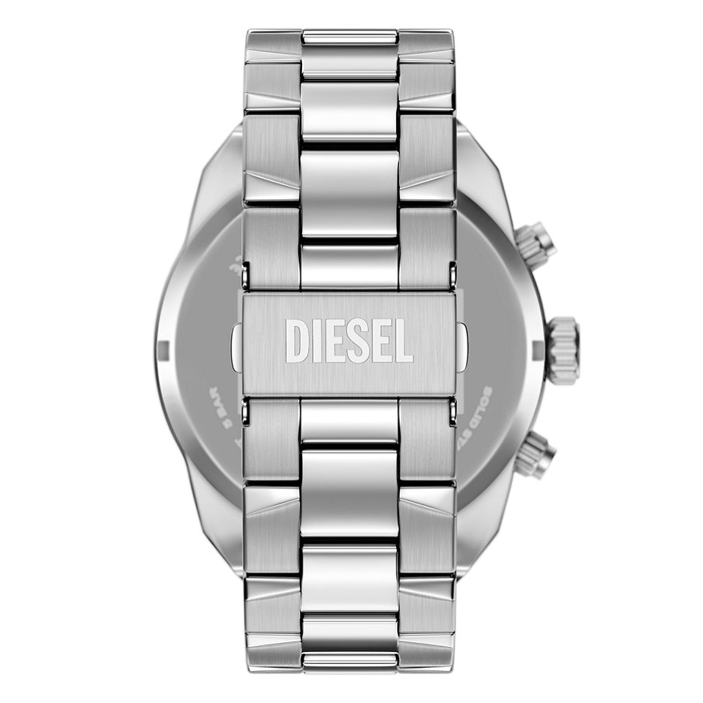Diesel Spiked Round Black Dial Watch DZ4709