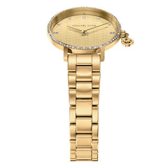 Michael Kors Pyper Round Gold Dial Watch MK7572
