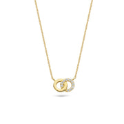 Blush 14 Carat Golden Necklace with Zirconia 3126YZI (Length: 42.00 cm)