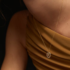 P D Paola 925 Sterling Silver Gold-coloured Letter V Necklace CO01-281-U