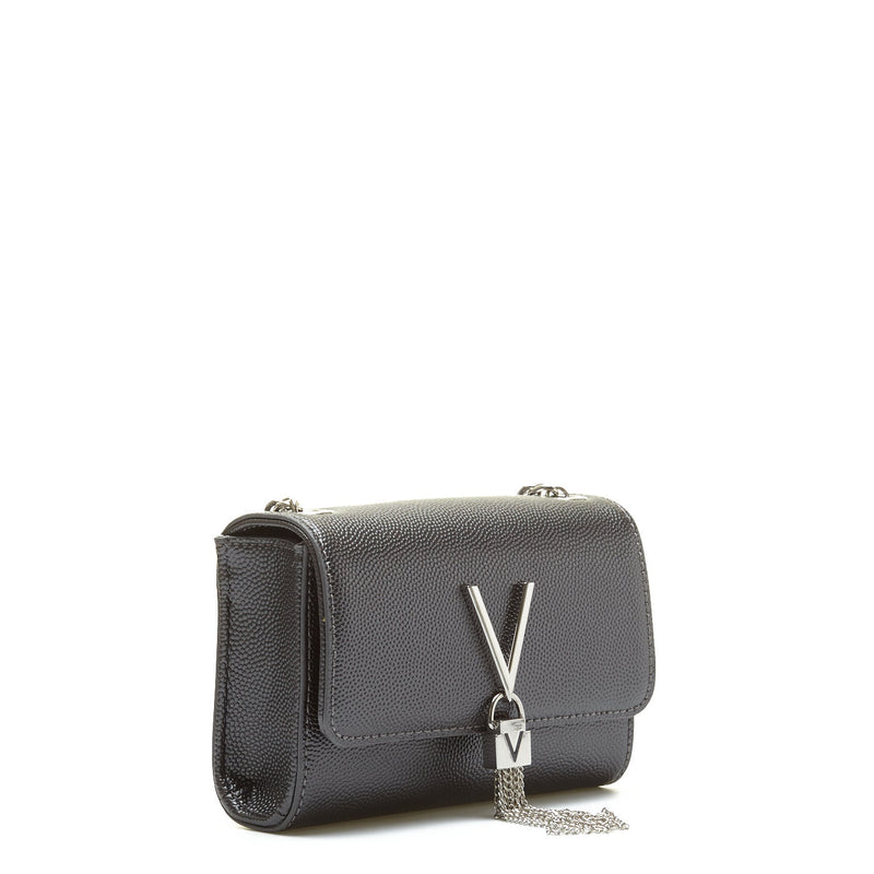 Valentino Bags Divina Grey Crossbody bag VBS1R403GCANNAFUCIL-zoom-